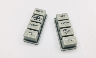 How to clean the silicone rubber keypad?