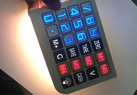 backlit membrane switch